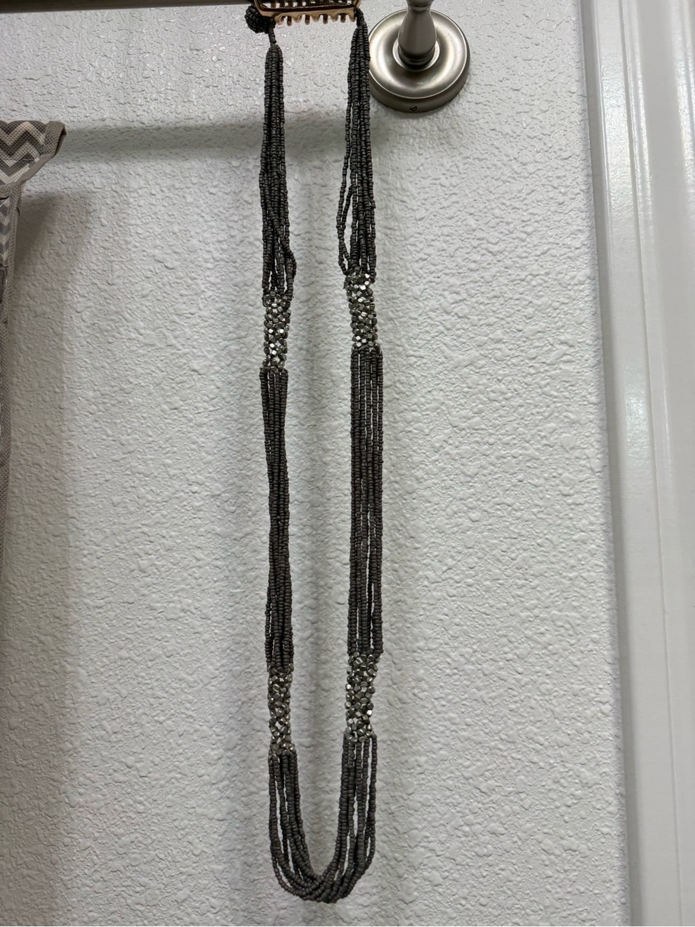 Multi-Strand Hematite Beaded Necklace - Women Jewelry